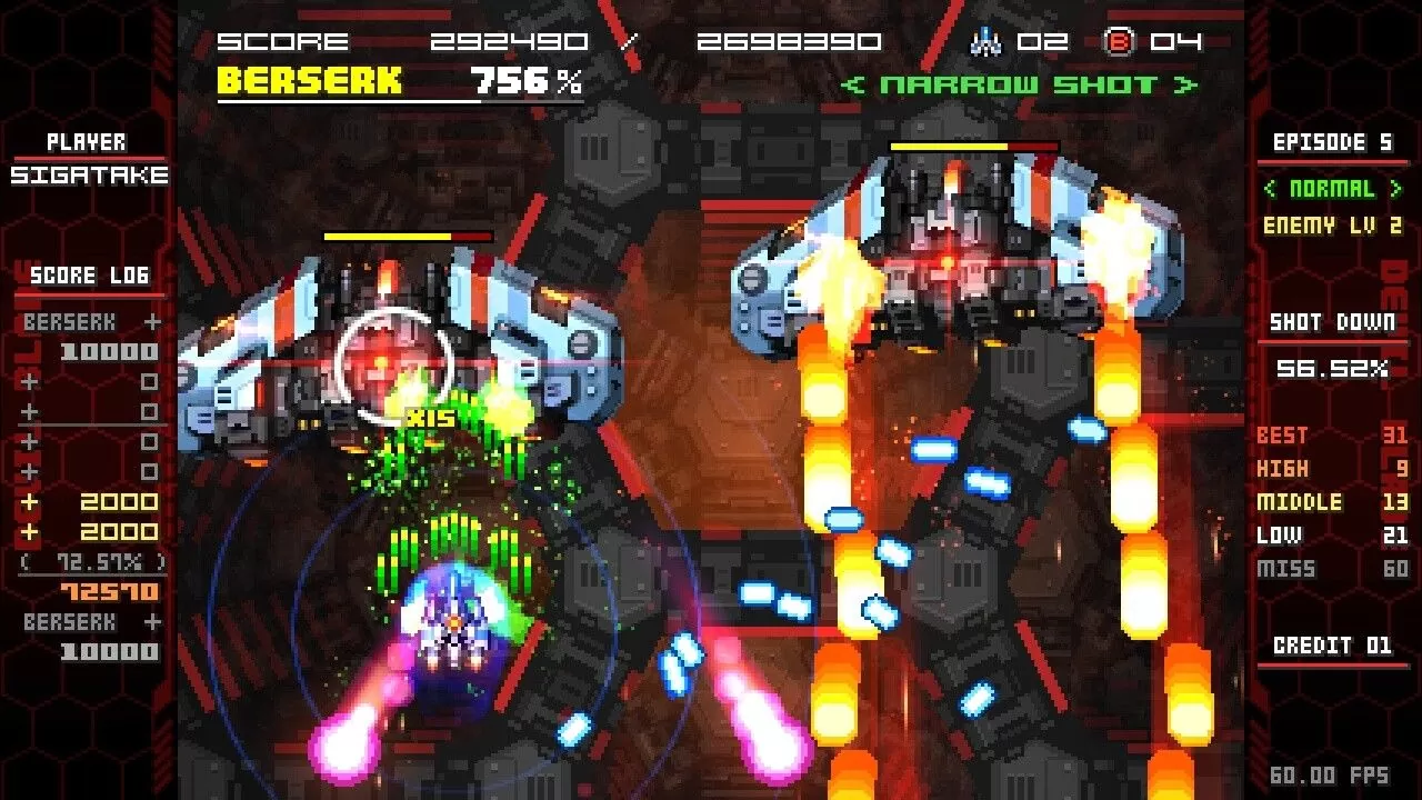 经典纵向清版 STG 重制版《DEVIL BLADE REBOOT》5/24 上架 Steam
