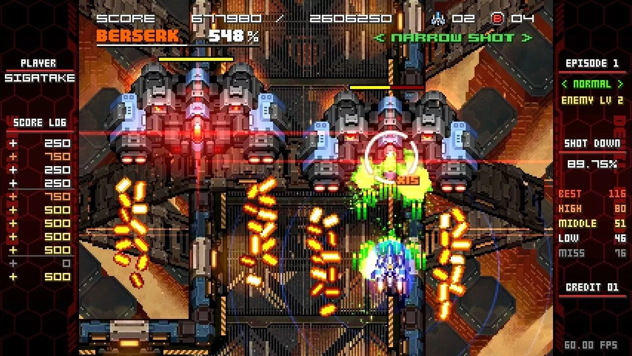 经典纵向清版 STG 重制版《DEVIL BLADE REBOOT》5/24 上架 Steam