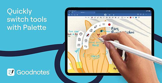 Goodnotes 更新触控笔操作 支持Apple Pencil Pro最新功能