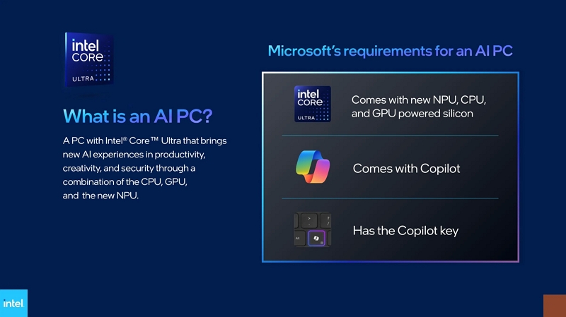 AI PC是什么？英特尔说微软下了这三个必要条件，其中之一是Copilot实体按键