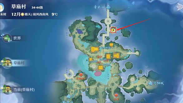 梦幻新诛仙草庙村探灵全攻略(梦幻新诛仙草庙村探灵详细位置)  第24张