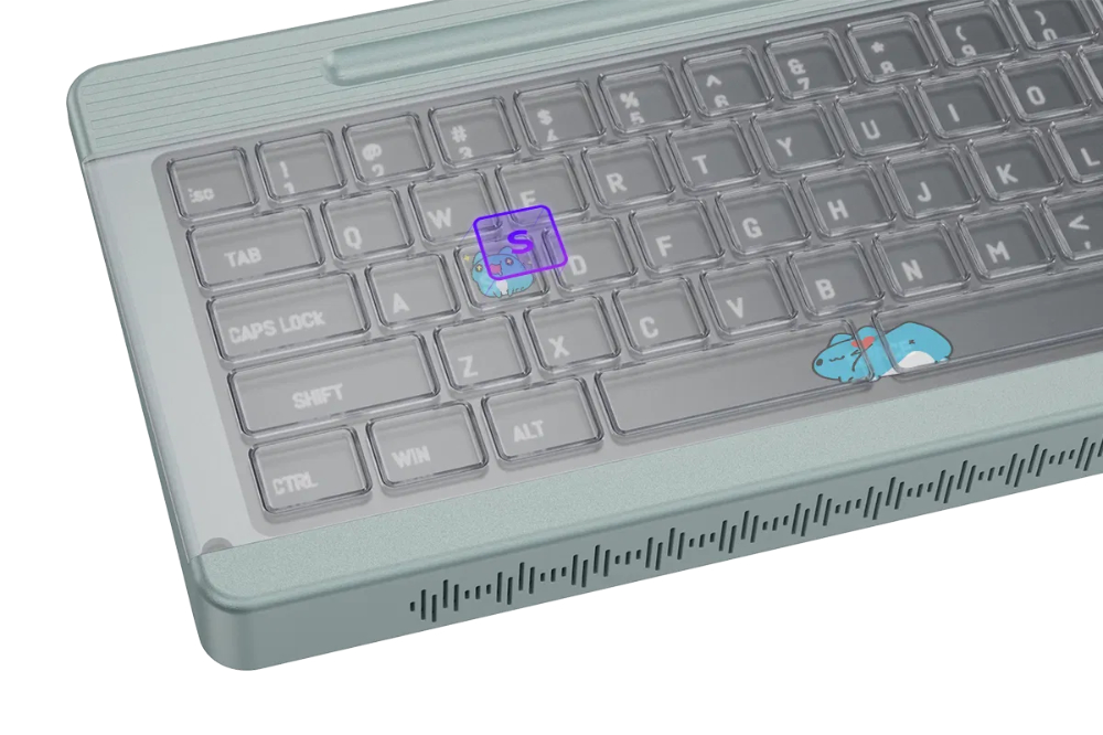 长得像机械键盘的触摸键盘 DS Pixel Keyboard，将带给你传统与数字的各种碰撞 - 榜哥