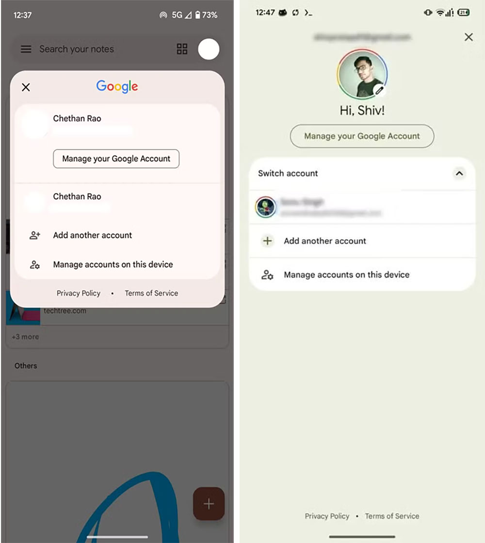 百度针对 Android 重新设计的帐号切换器即将到来 - 榜哥