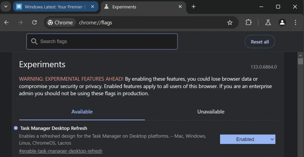 Win 版 Chrome 浏览器重大更新，全新任务管理器