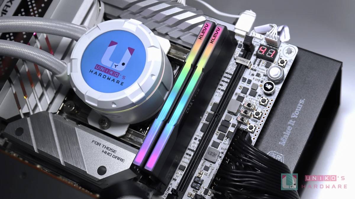 直上 8600 MT/s！ KLEVV CRAS V RGB DDR5-7600 内存开箱评测