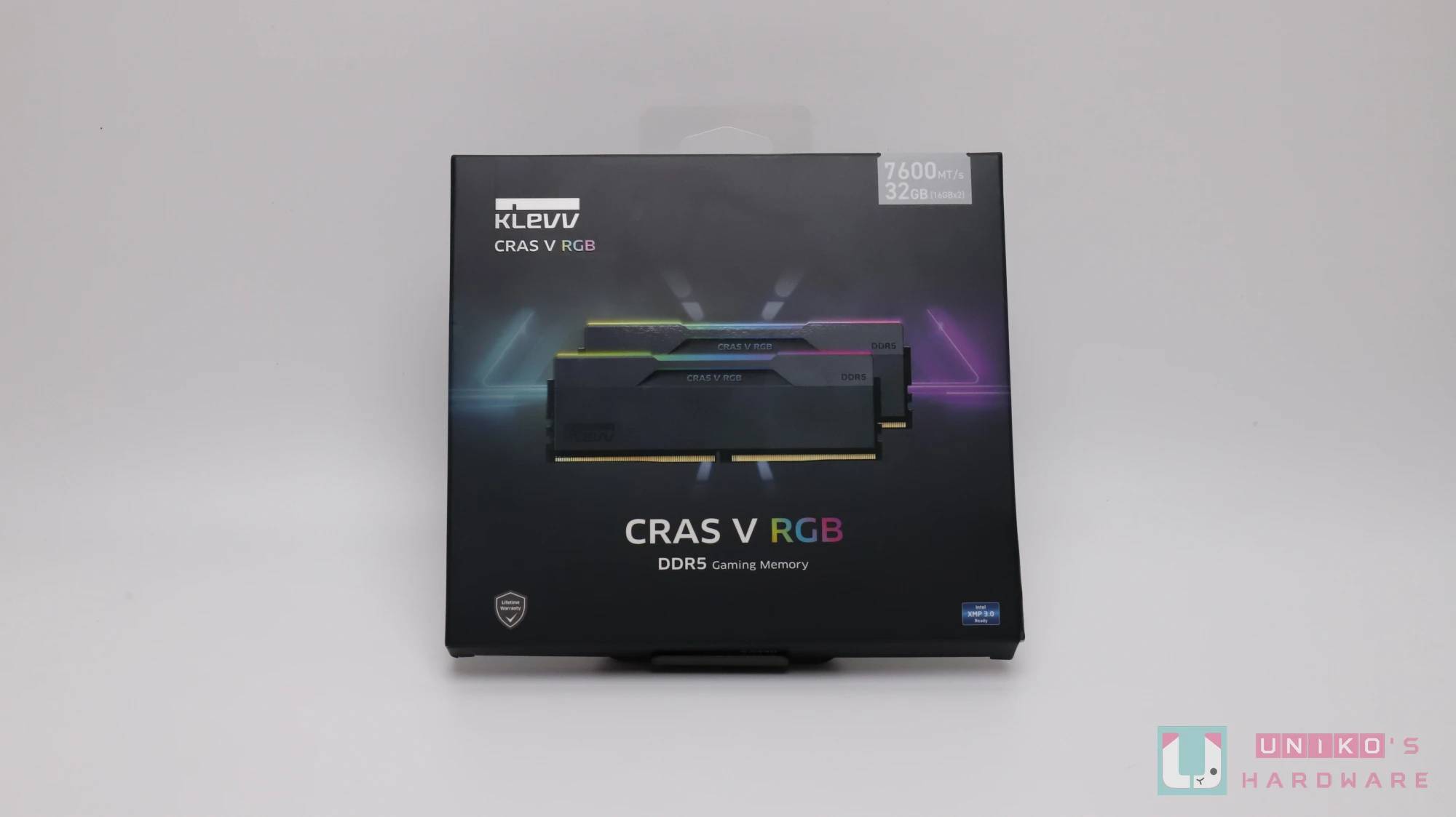 直上 8600 MT/s！ KLEVV CRAS V RGB DDR5-7600 内存开箱评测