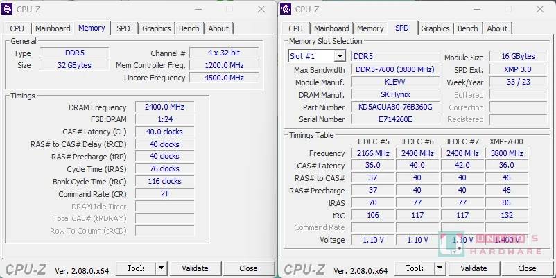直上 8600 MT/s！ KLEVV CRAS V RGB DDR5-7600 内存开箱评测