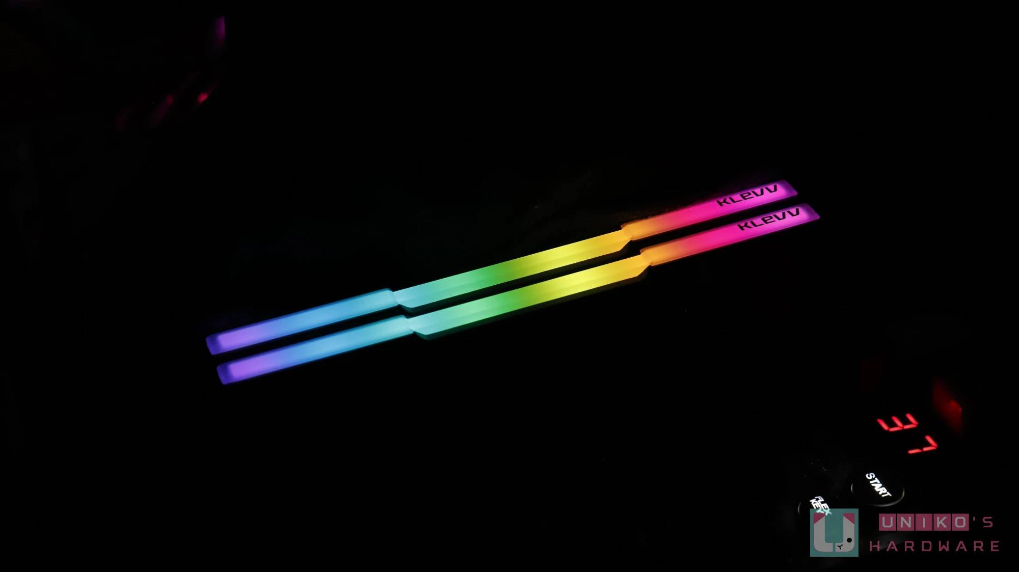 直上 8600 MT/s！ KLEVV CRAS V RGB DDR5-7600 内存开箱评测