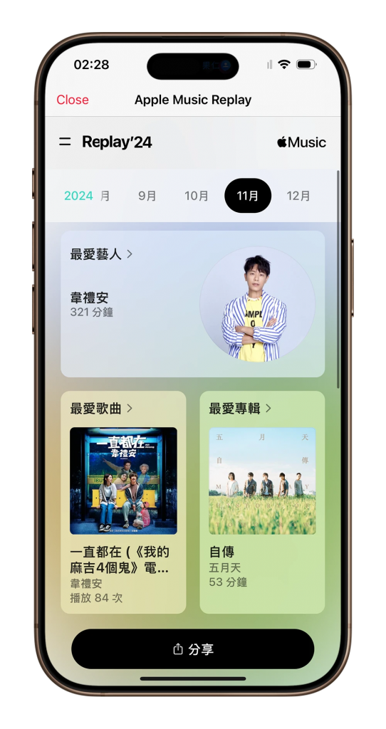 2024 Apple Music Replay 音乐回忆来了！ 这 11 项回顾看点一次掌握