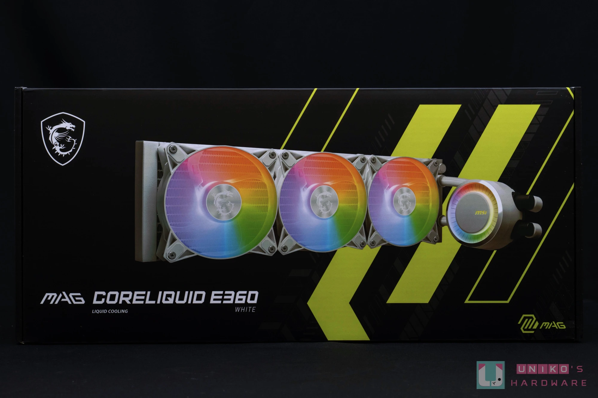 白色新潮流！ MSI MAG CORELIQUID E360 WHITE 水冷散热器开箱评测