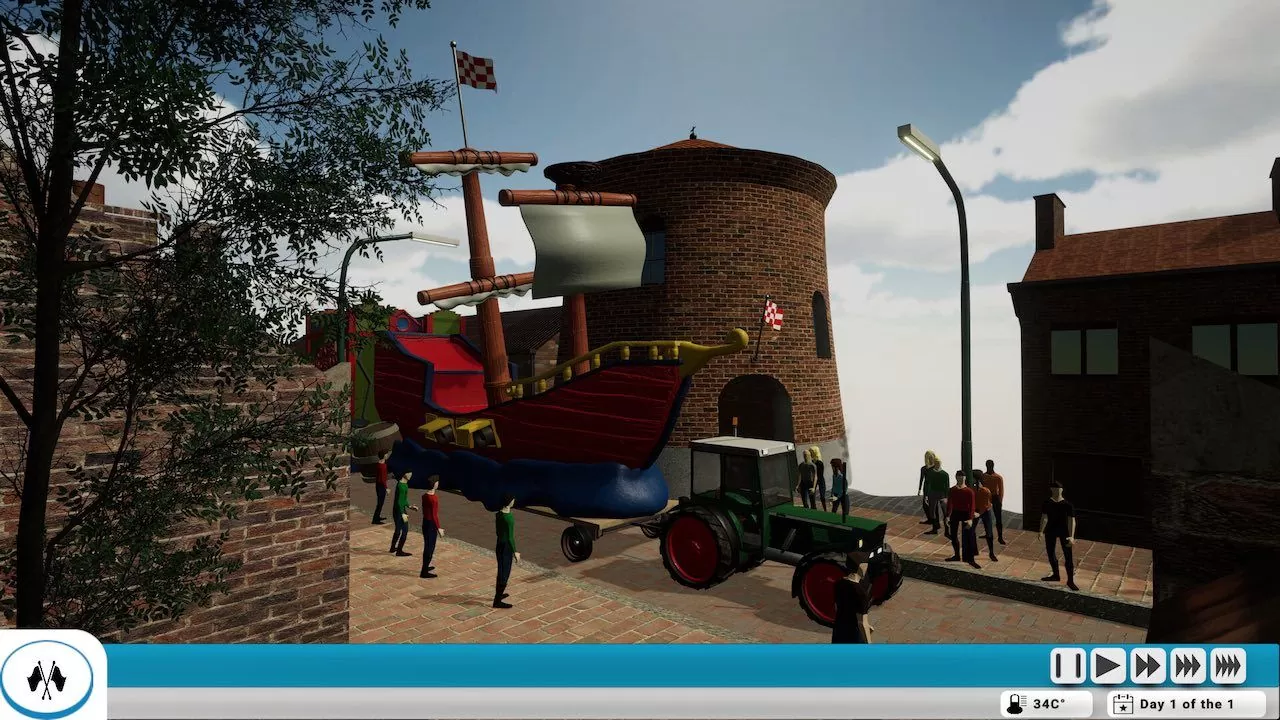《Carnaval Simulator 嘉年华模拟器》抢先体验游戏 1 月推出！ 制作华丽花车成为游行注目焦点