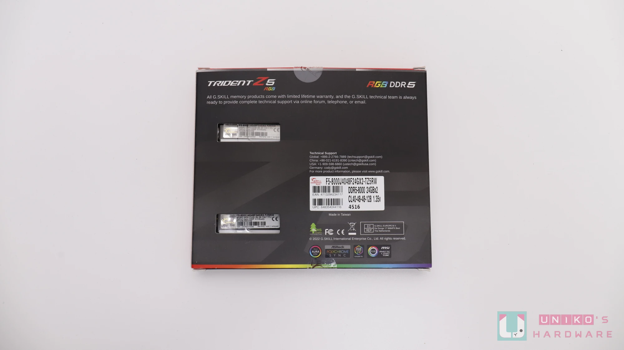 ROG MAXIMUS Z790 APEX 超上 DDR5-8533！ 芝奇幻锋戟 Trident Z5 RGB DDR5-8000 内存开箱评测