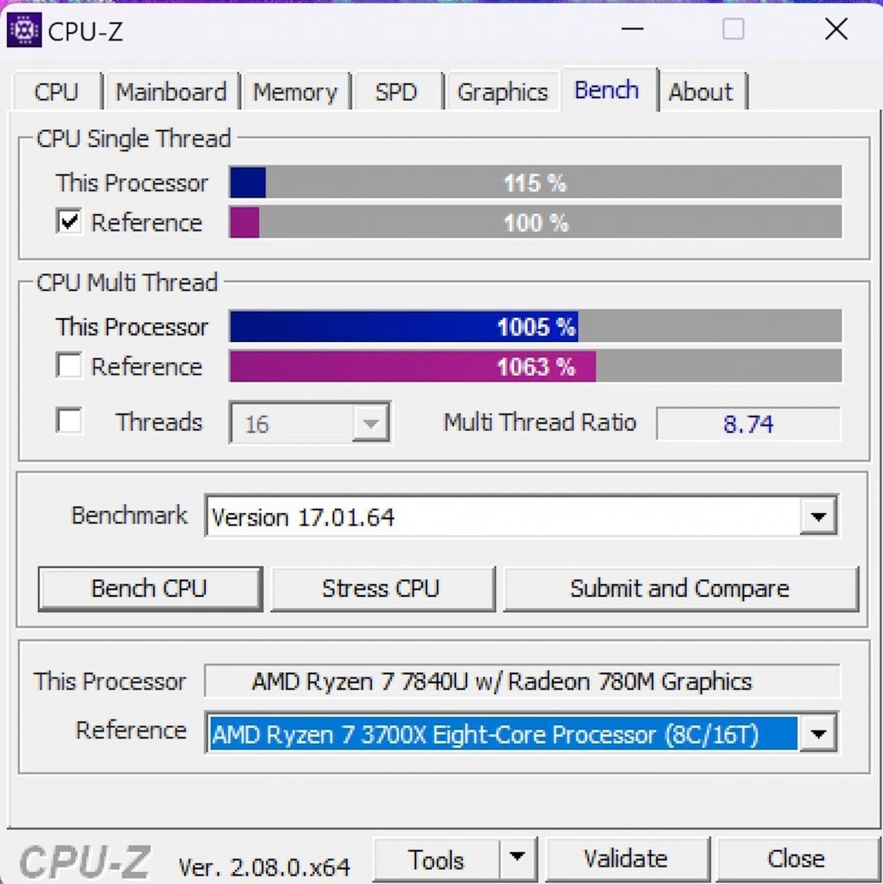 搭载AMD Ryzen 7 7840U的Acer Swift Edge 16评测，效能出色但受限轻薄设计影响持续效能