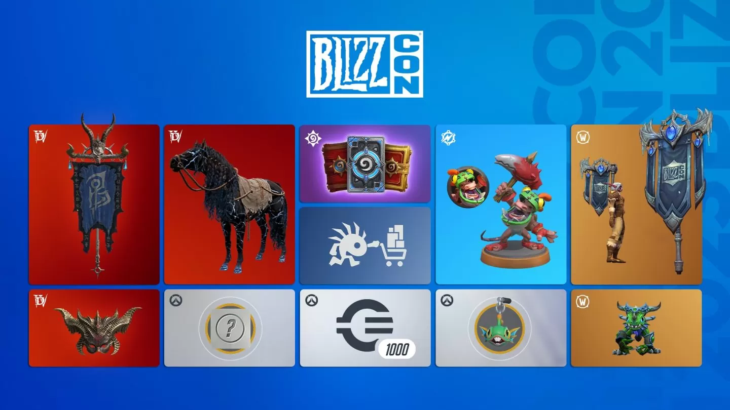 BlizzCon 典藏系列现正开卖！ 即刻入手能让游戏体验更上层楼的经典商品和强化道具