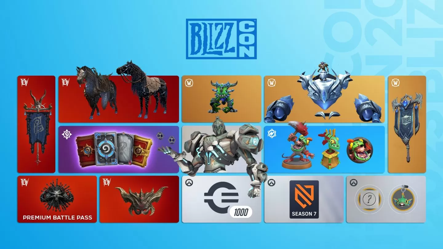 BlizzCon 典藏系列现正开卖！ 即刻入手能让游戏体验更上层楼的经典商品和强化道具