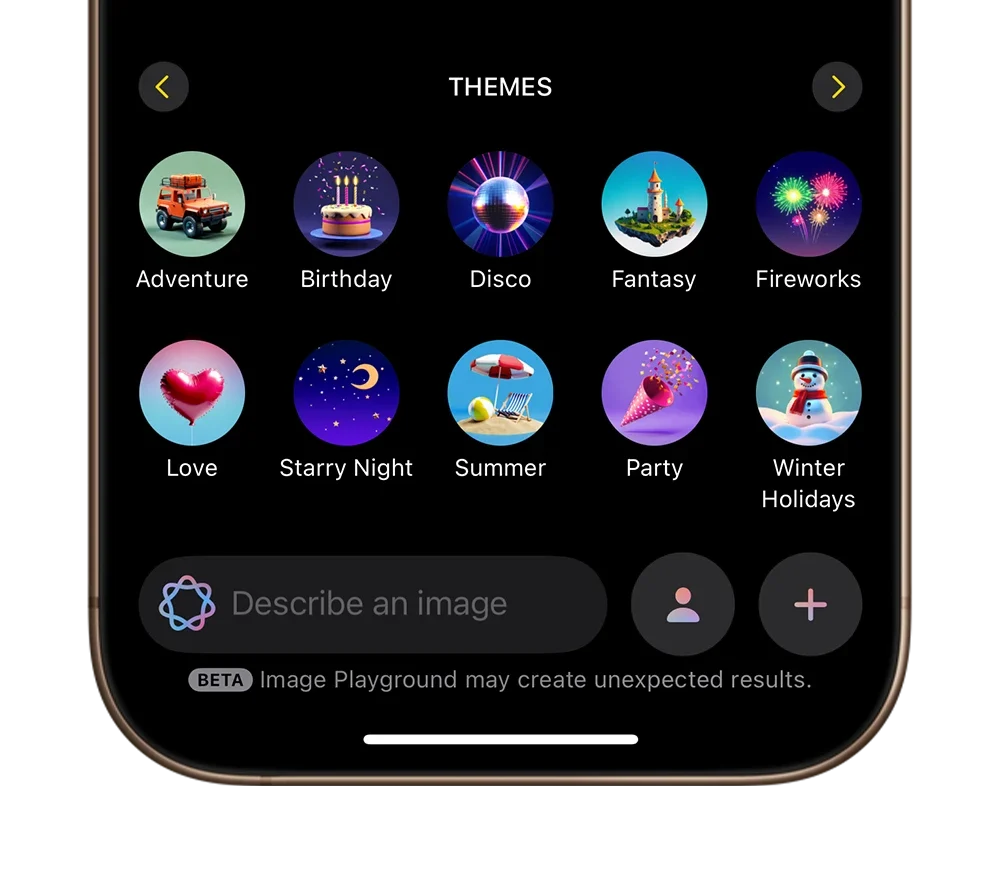 Playground 怎么用 影像乐园 iOS 18.2 Apple Intelligence