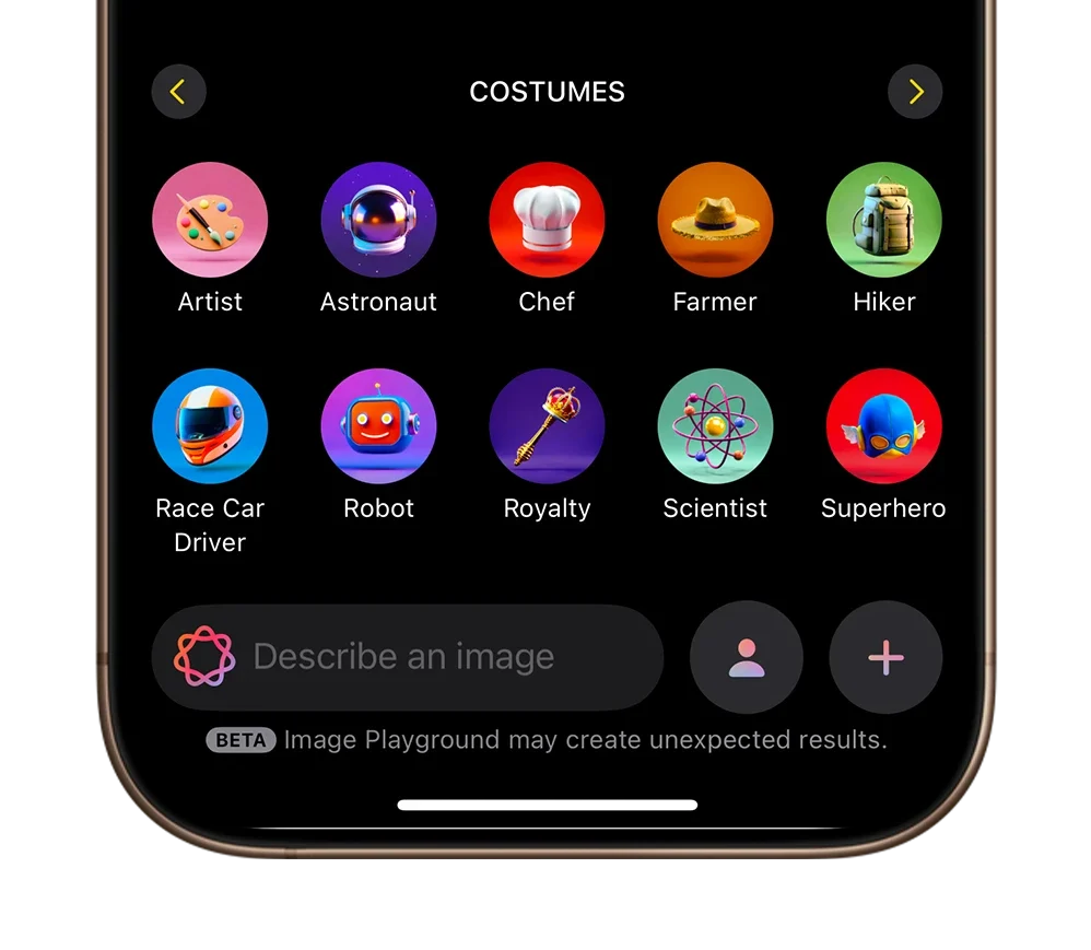 Playground 怎么用 影像乐园 iOS 18.2 Apple Intelligence
