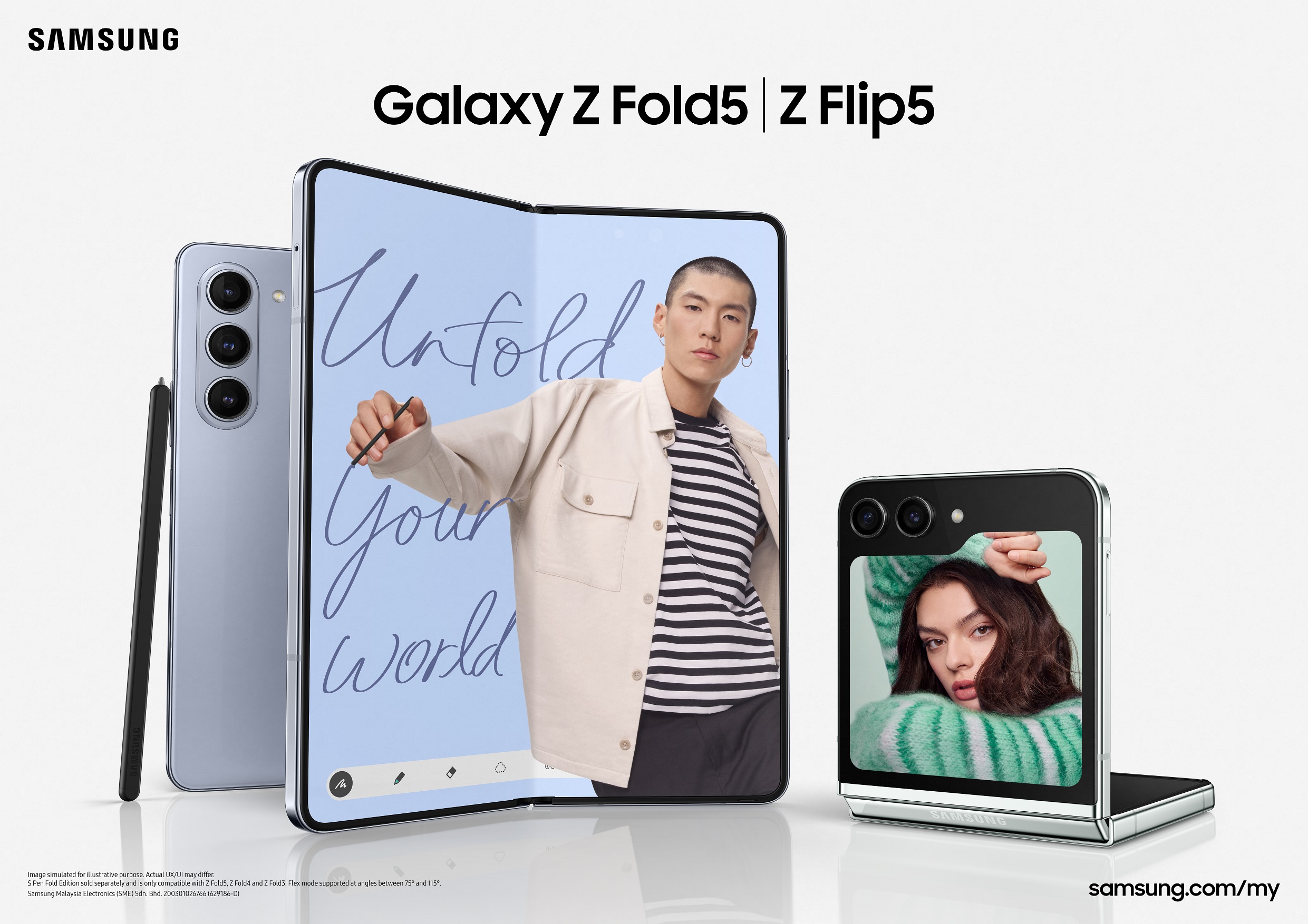 Samsung Galaxy Z Flip5 and Galaxy Z Fold5: Delivering Flexibility and  Versatility Without Compromise – Samsung Newsroom Malaysia