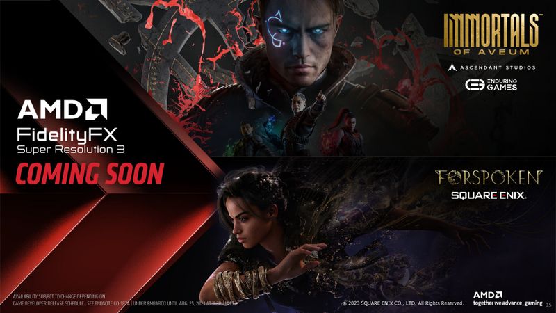 AMD FidelityFX Super Resolution 3 FSR 3