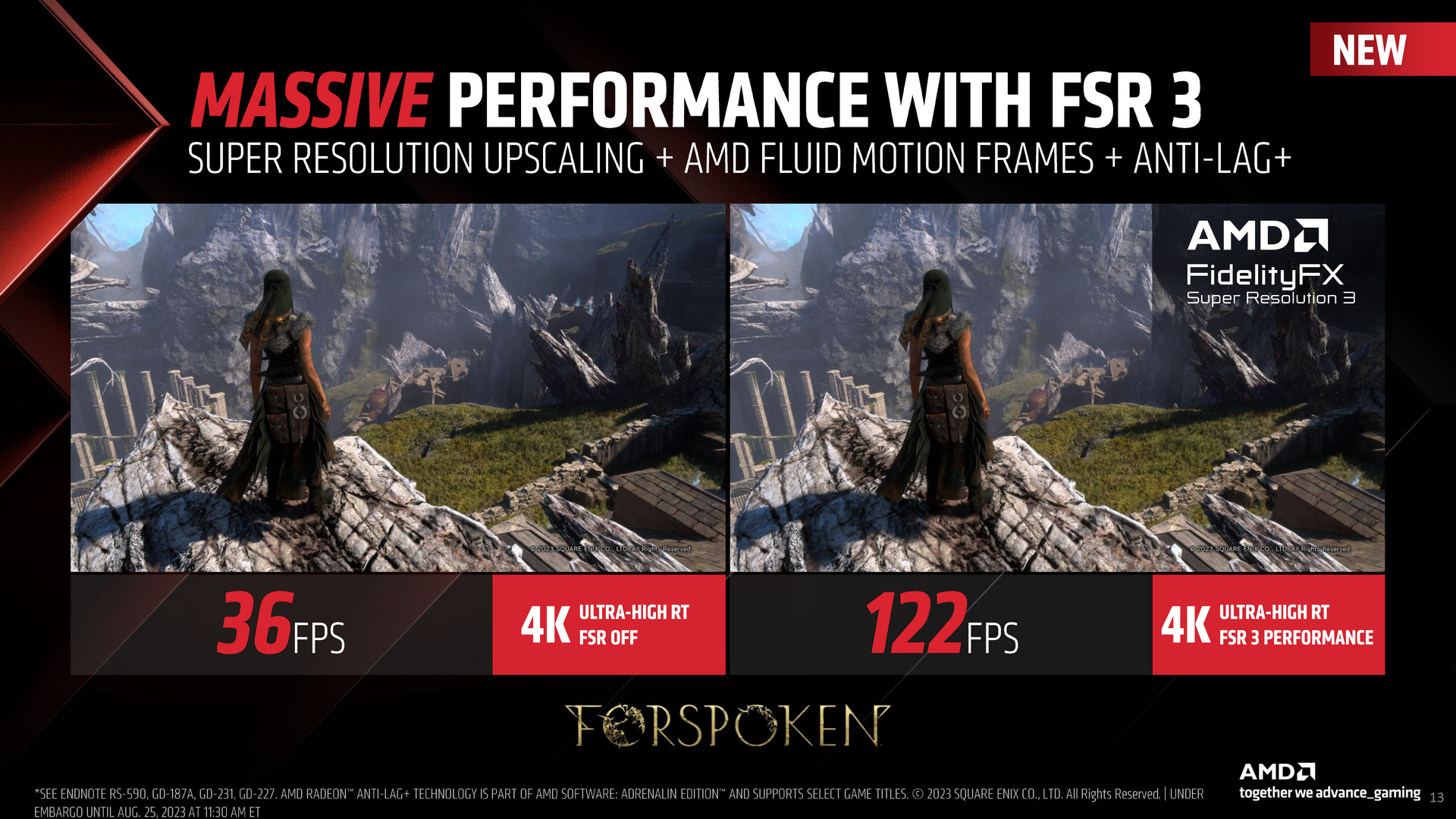 AMD FidelityFX Super Resolution 3 FSR 3