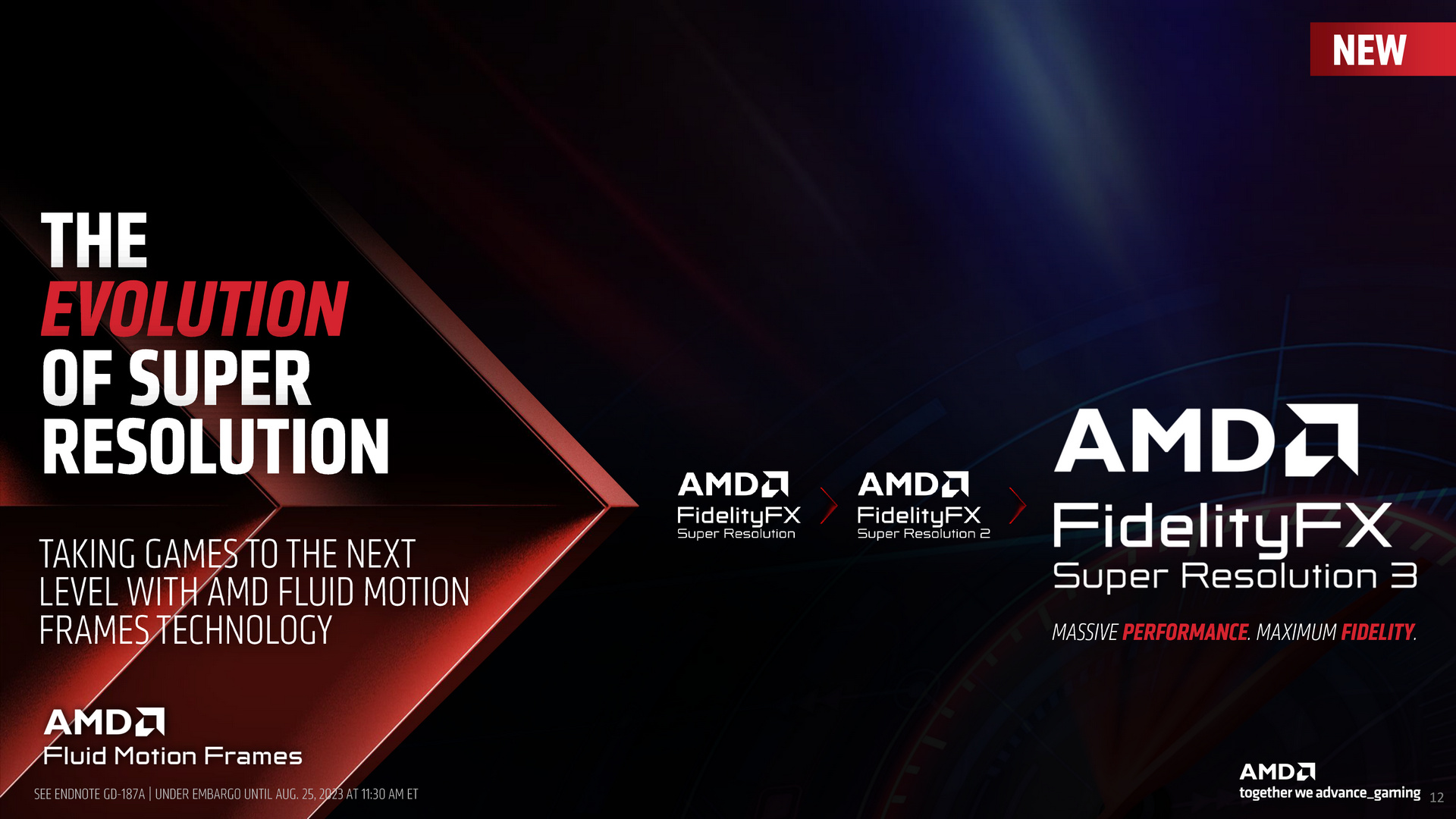 AMD FidelityFX Super Resolution 3 FSR 3