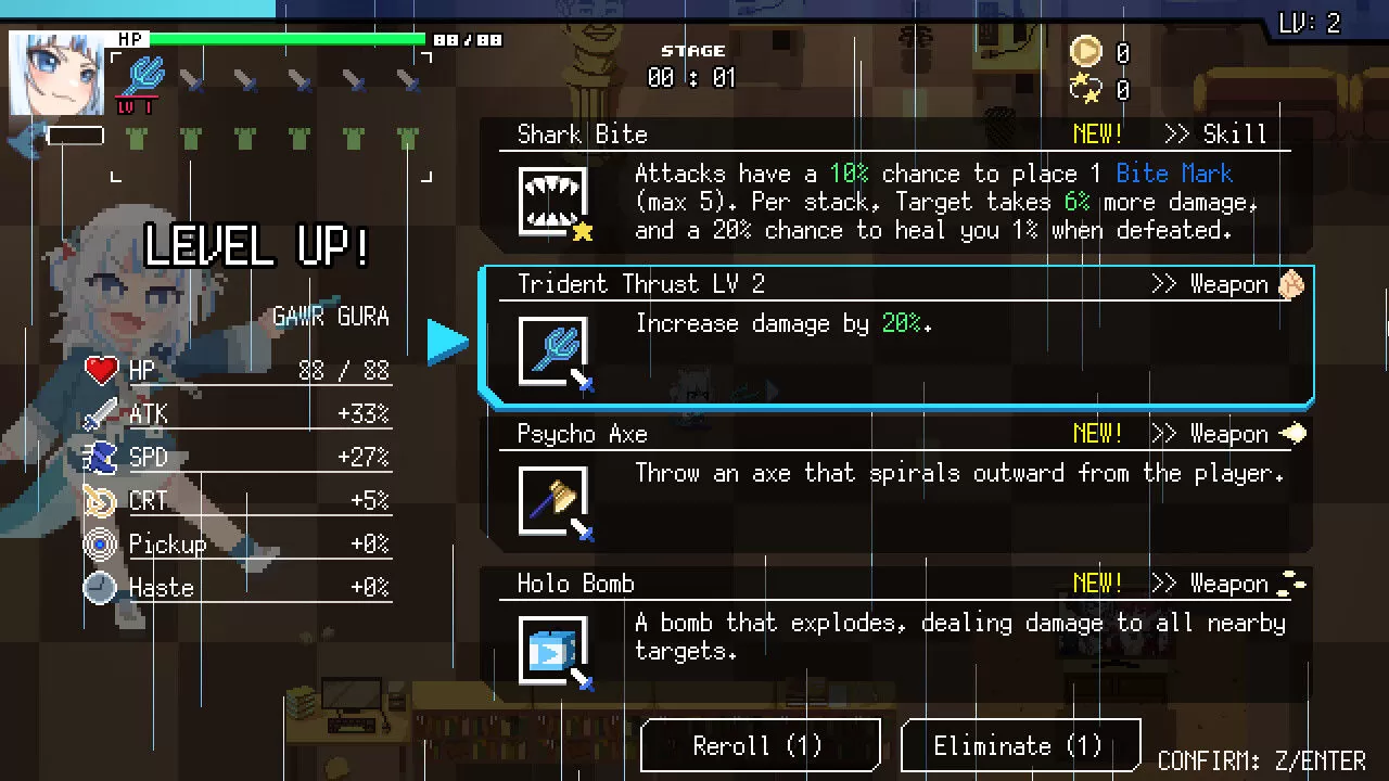 《Holocure》0.6 改版&Steam 正式上架，82 项成就等待粉丝来挑战
