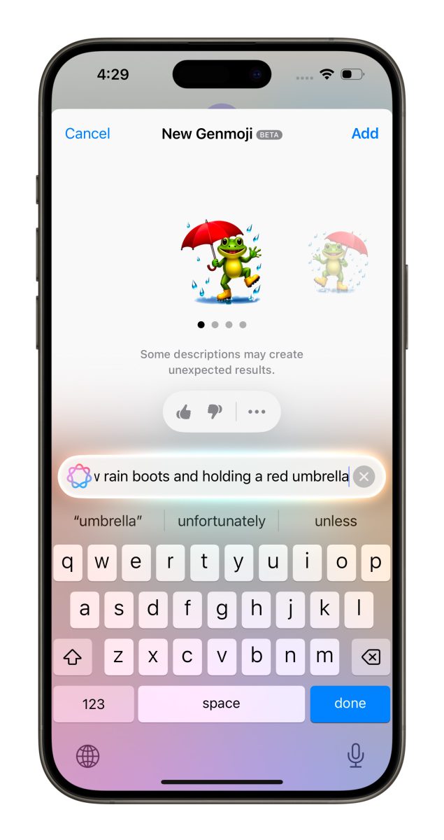 Apple Intelligence「Genmoji」上手体验：轻鬆创作特色 Emoji，对话增添更多乐趣 第6张