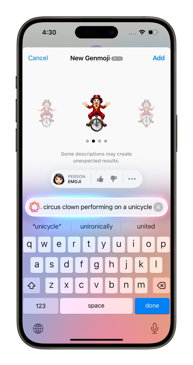 Apple Intelligence「Genmoji」上手体验：轻鬆创作特色 Emoji，对话增添更多乐趣 第7张