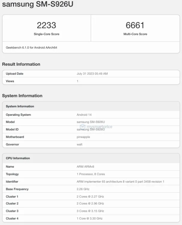 Snapdragon 8 Gen 3 首个跑分出炉：多核超 6600、提升 26%