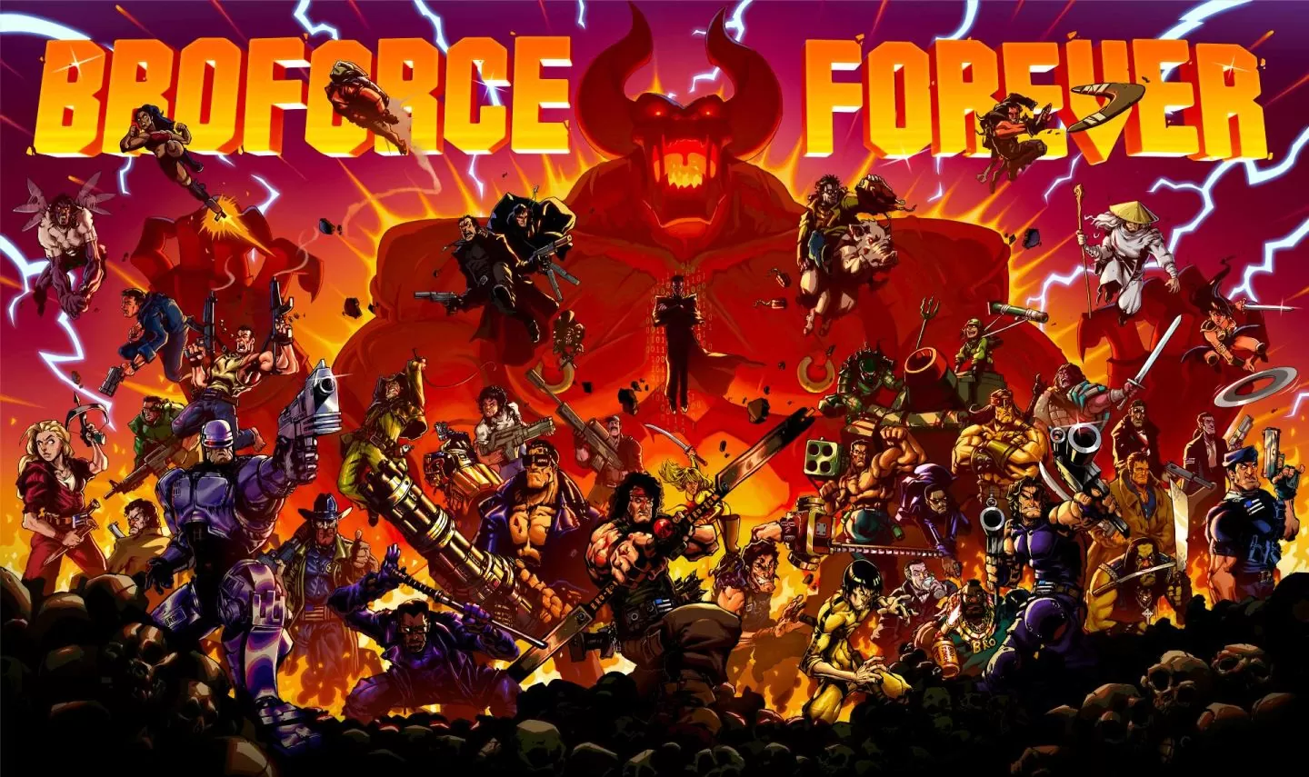 欢庆经典像素动作游戏《Broforce》将在8/8迎接重大改版