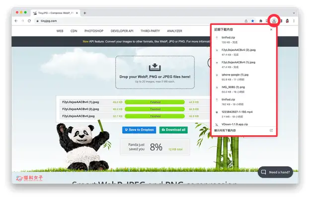 百度Chrome 下载列消失？这方法将 底部下载列恢复显示 第2张