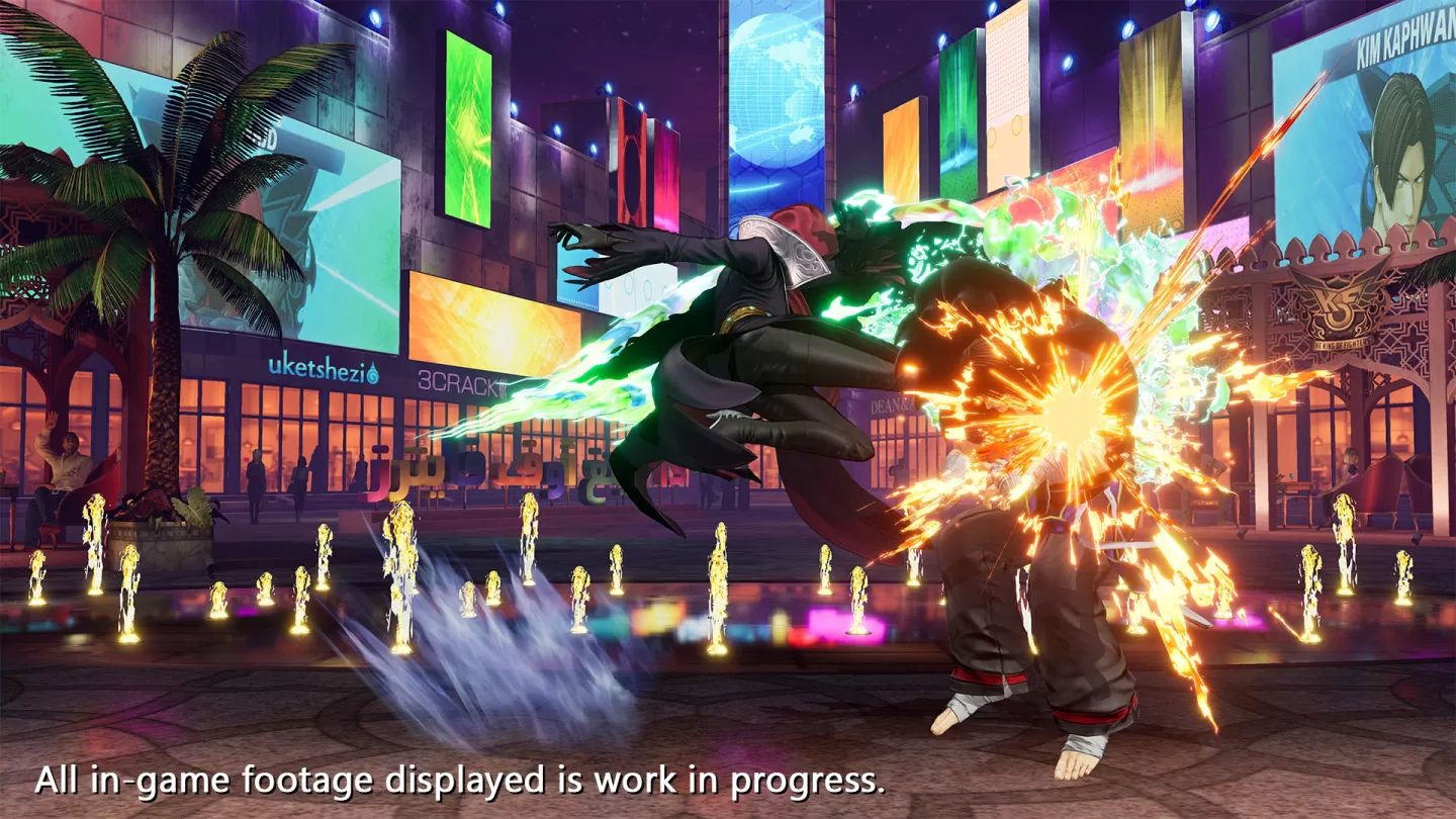 对战格斗游戏《THE KING OF FIGHTERS XV》夏季上线的DLC角色「娜基德」预告短片公开！