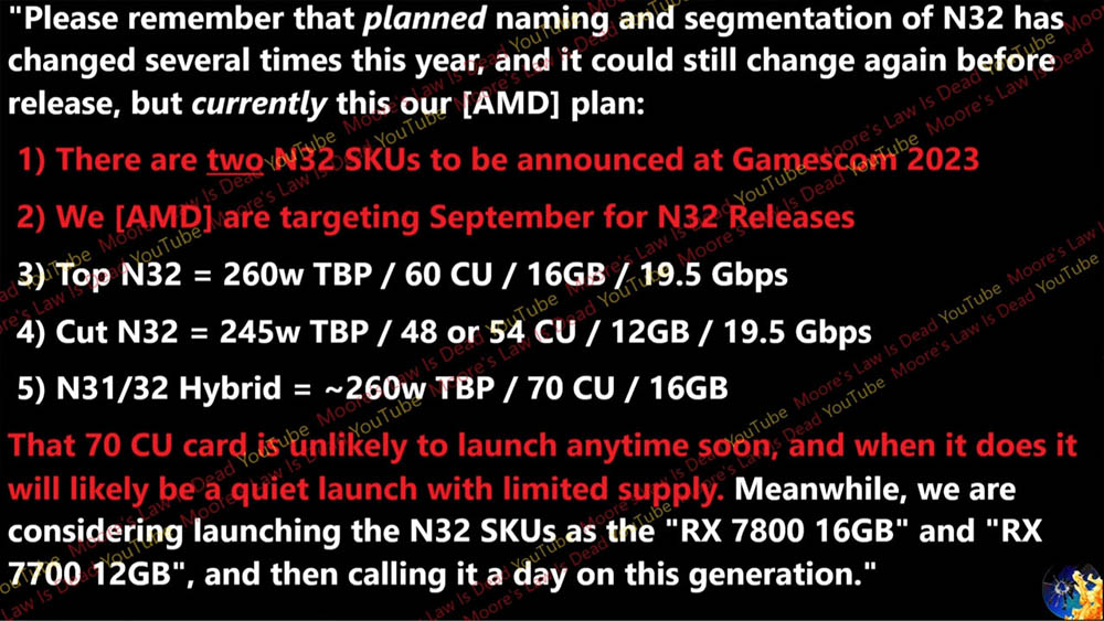 消息称AMD Radeon RX 7800/7700系列可能会在9月推出-榜哥