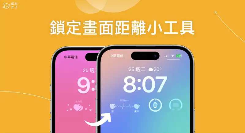 iPhone 锁定画面距离小工具显示「彼此距离」相距多远 第1张