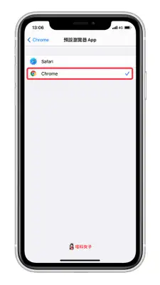 教你如何将 iPhone 预设浏览器从 Safari 改为 Chrome 或其他浏览器 第2张