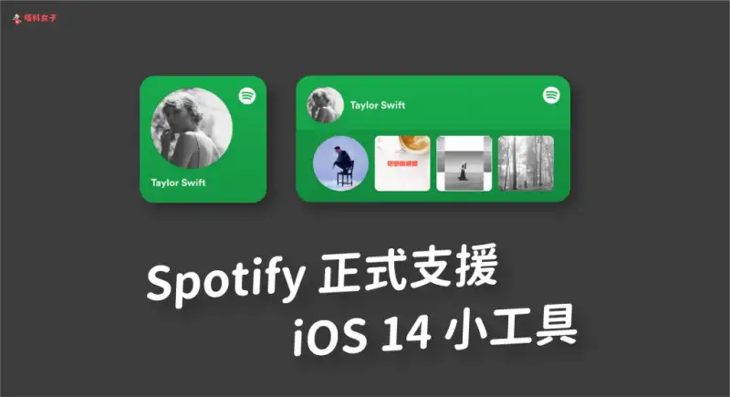 Spotify 支援 iOS 14 小工具，这篇教你怎么放在 iPhone 桌面！ 第1张