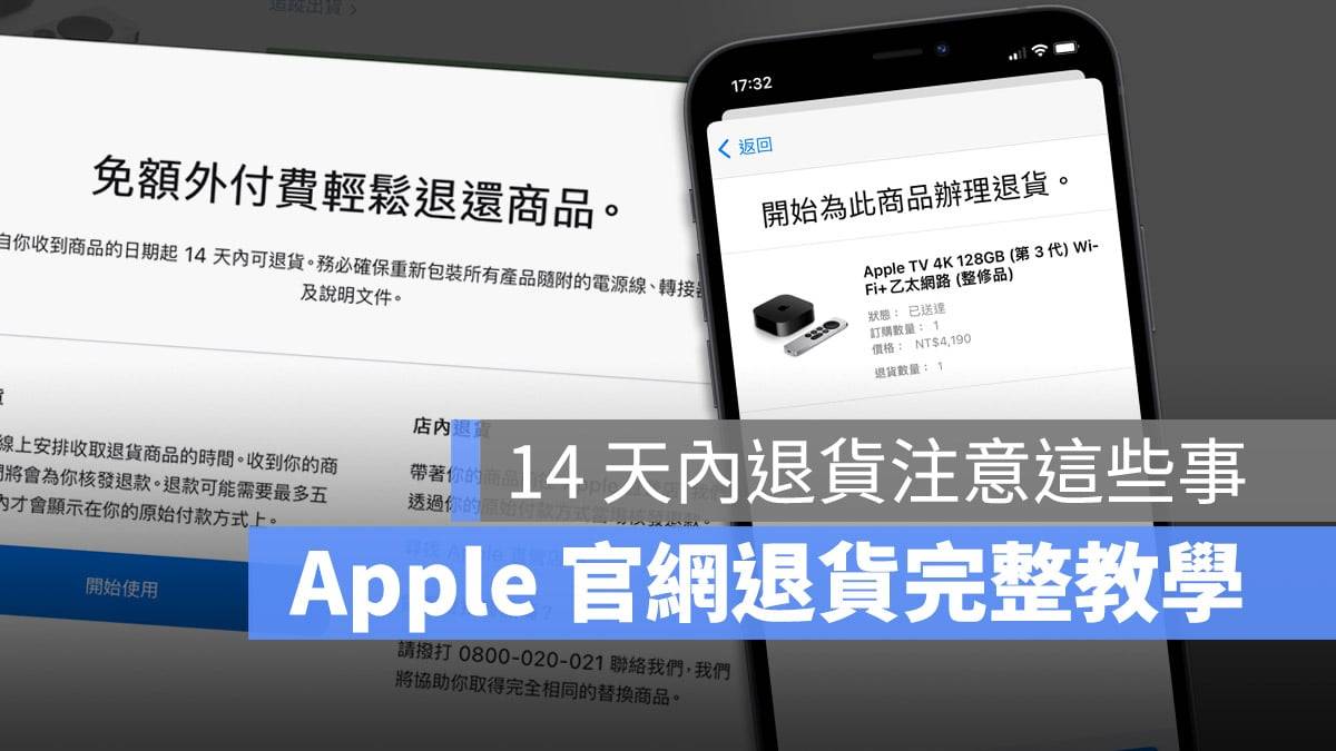 Apple 官网 退货 流程 教程