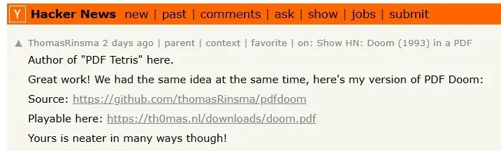 把《DOOM》移植到 PDF，太疯狂了