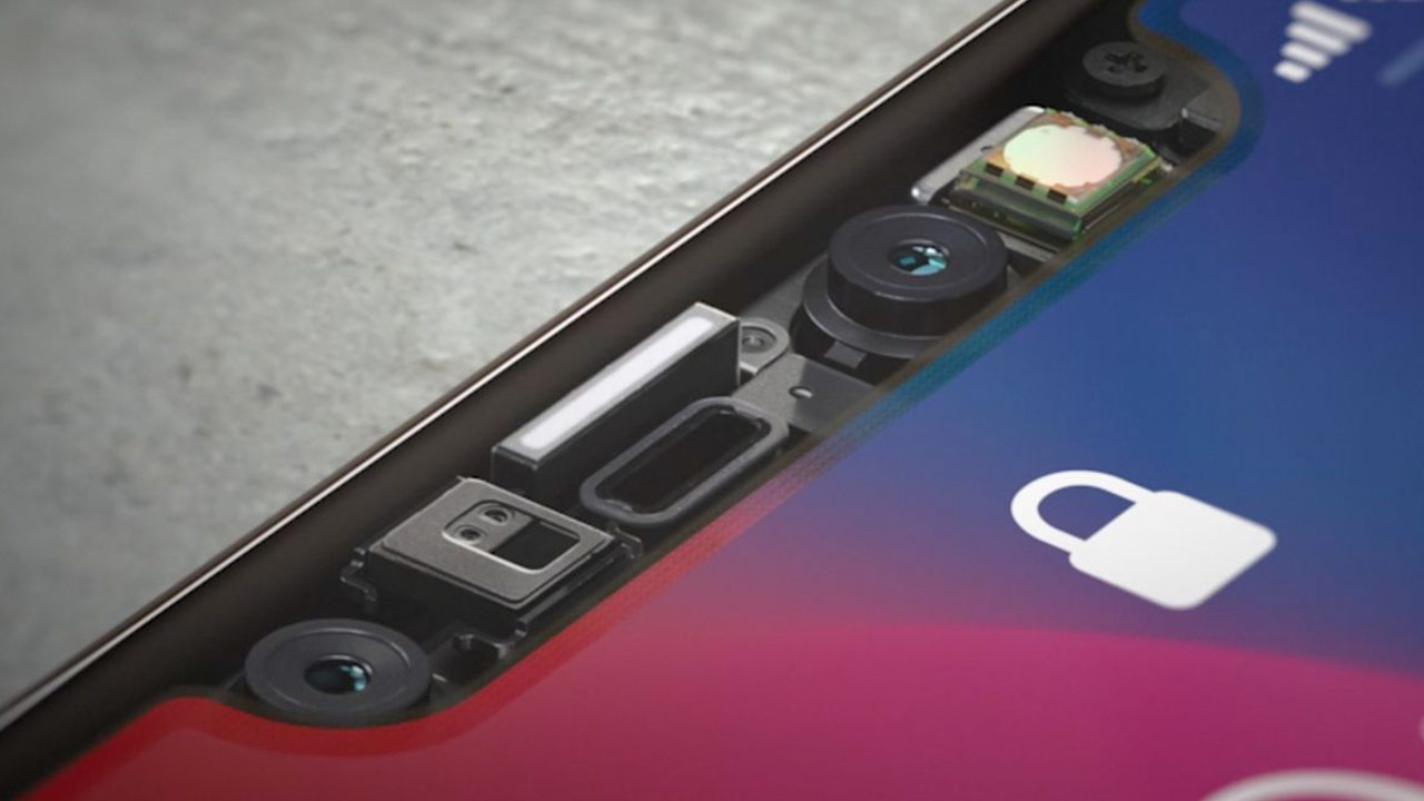 iphone 15 pro screen hides the face id lens 1
