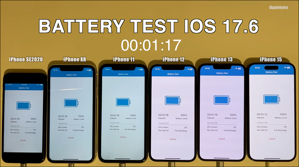 iOS 17.6 电池续航实测结果出炉， iPhone 15 等机型续航有进步 - 摩榜