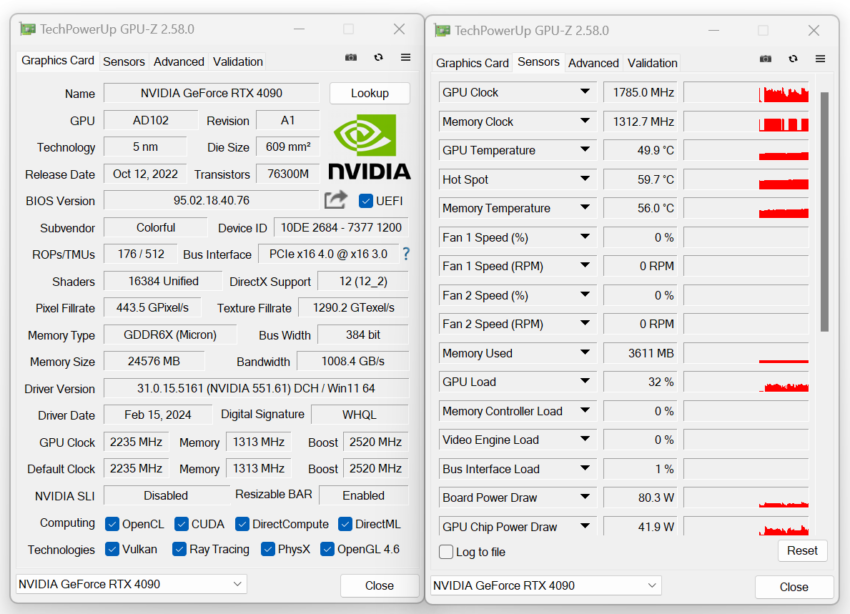 GPU-Z V2.58 发布，新增支持 Intel Meteor Lake 和 Radeon RX 7600M