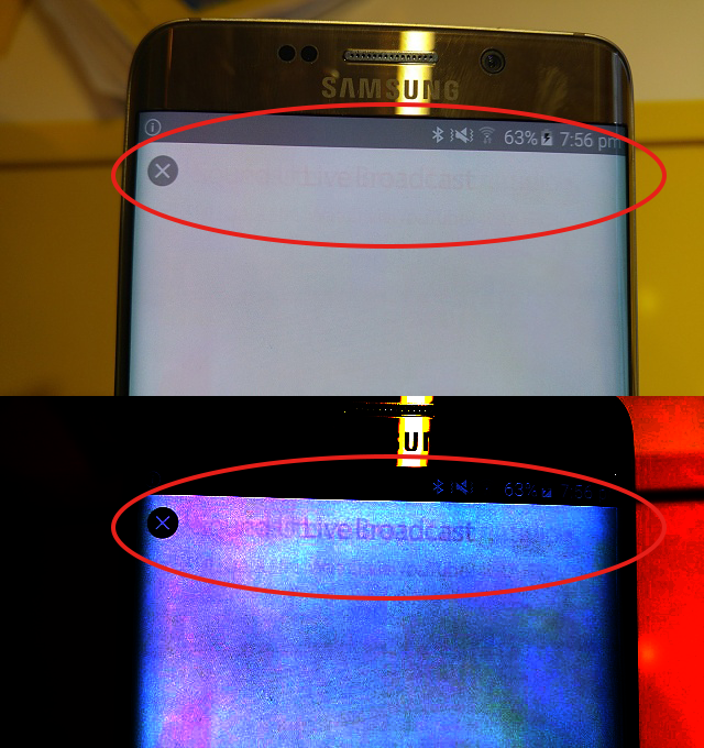OLED 屏幕烙印