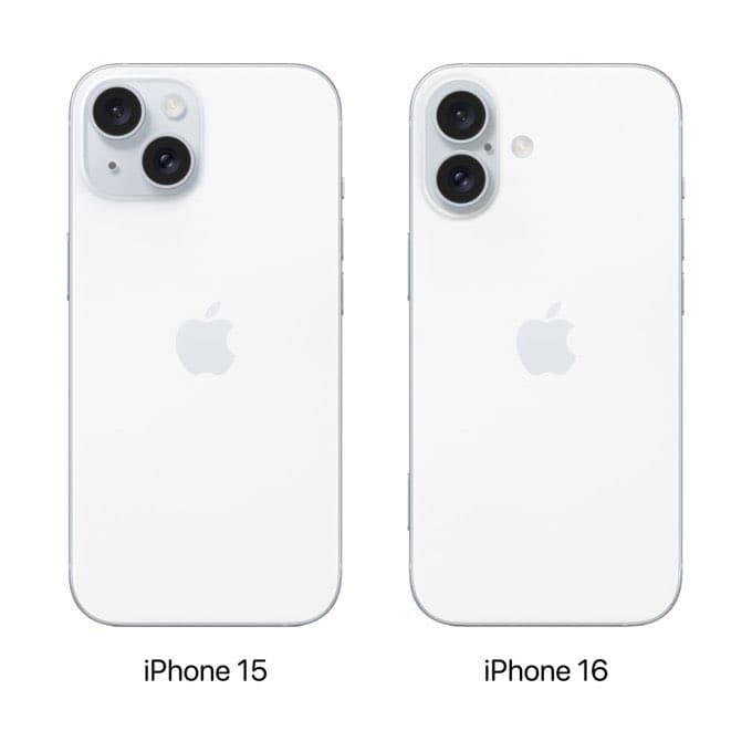 iPhone 16 vs iPhone 15 规格比较