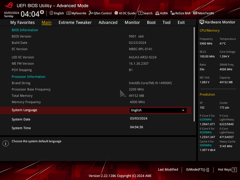 爆高功耗！ 实测显示i9-14900KS的6.2GHz电压达1.498v - 摩榜