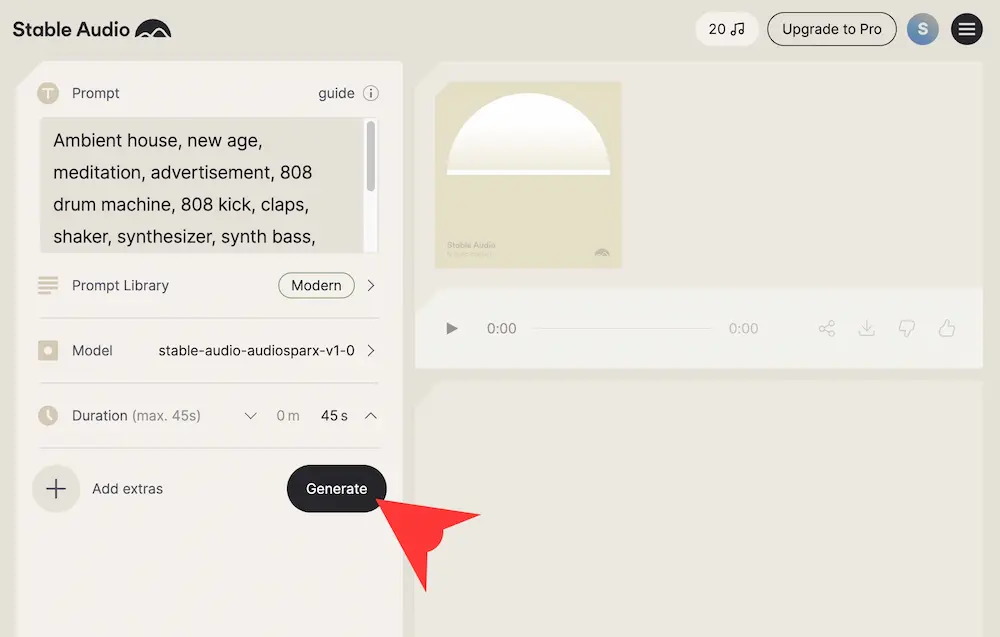 Stable Audio 教程：免费 AI 配乐生成器用文字产生多种立体音频