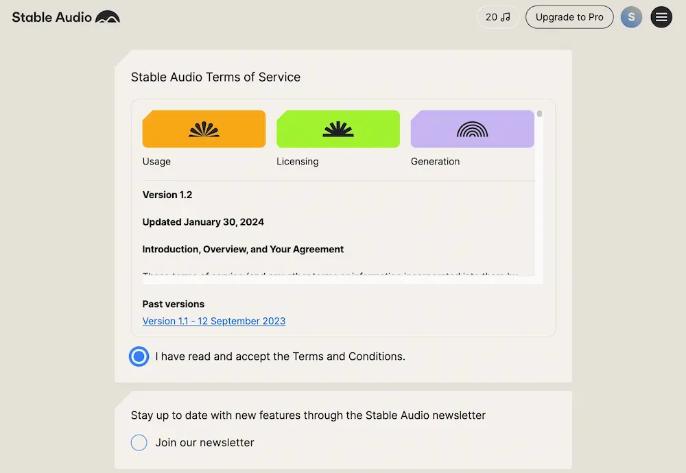 Stable Audio 教程：免费 AI 配乐生成器用文字产生多种立体音频