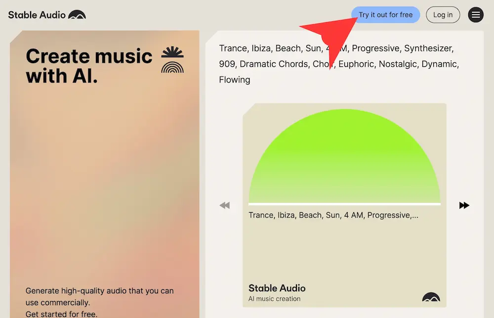 Stable Audio 教程：免费 AI 配乐生成器用文字产生多种立体音频