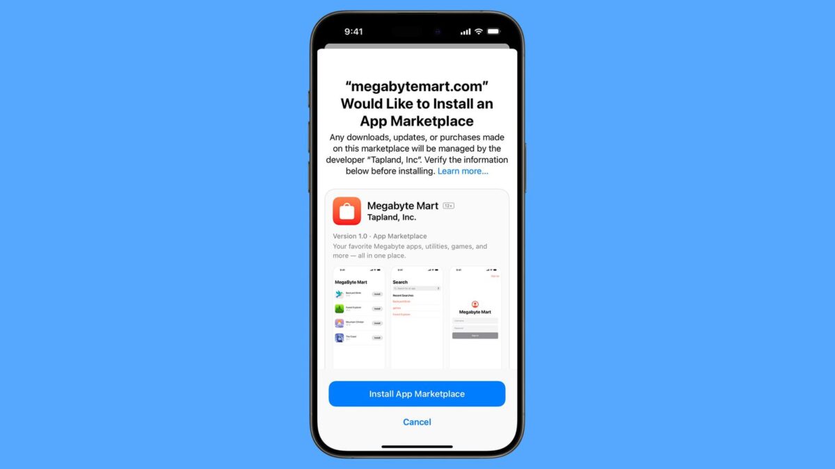 iOS Safari App Store iOS 17.4 欧盟 数字市场法App 侧载第三方应用程序商店