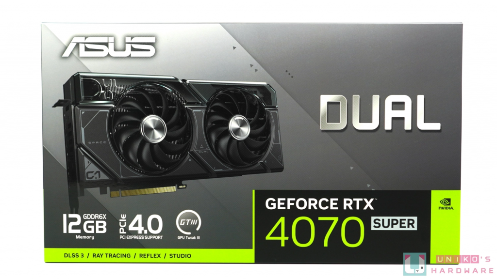 ASUS Dual GeForce RTX 4070 SUPER 12GB 评测开箱