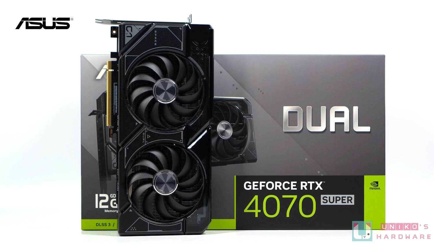 ASUS Dual GeForce RTX 4070 SUPER 12GB 评测开箱